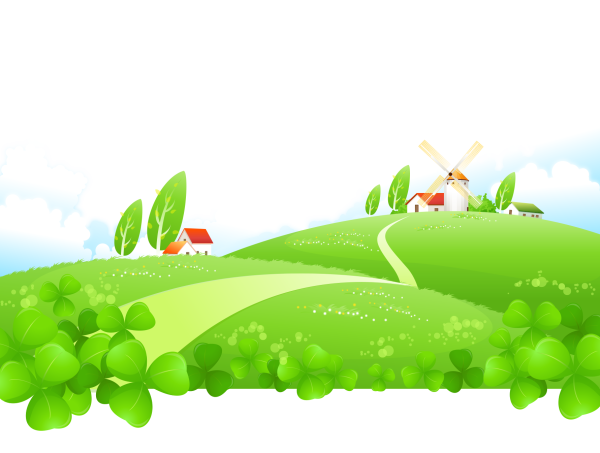 Поляна на прозрачном фоне