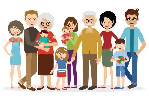 Семья вектор