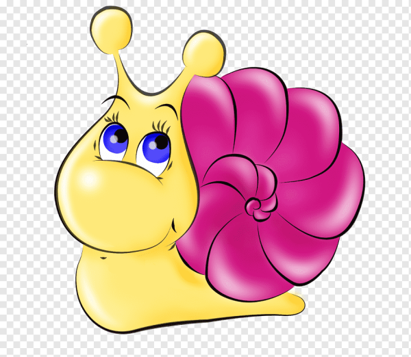 Мультяшные улитки