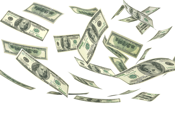 Деньги падают