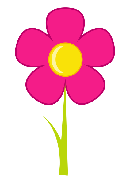 Цветы мультяшные