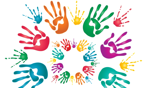 Разноцветные ладошки