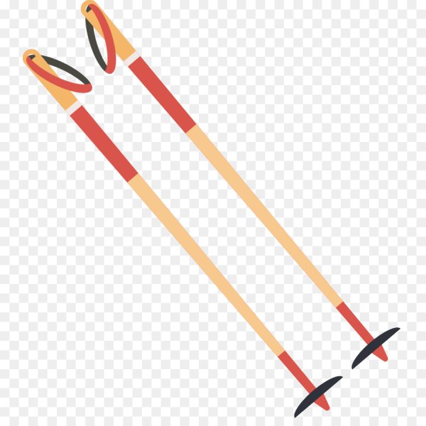 Лыжные палки без фона