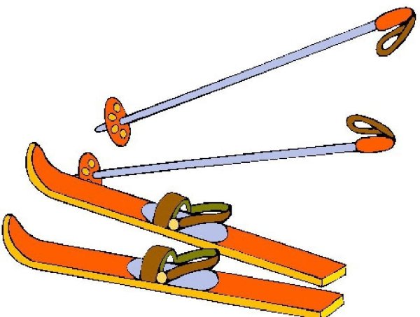 Дети на лыжах