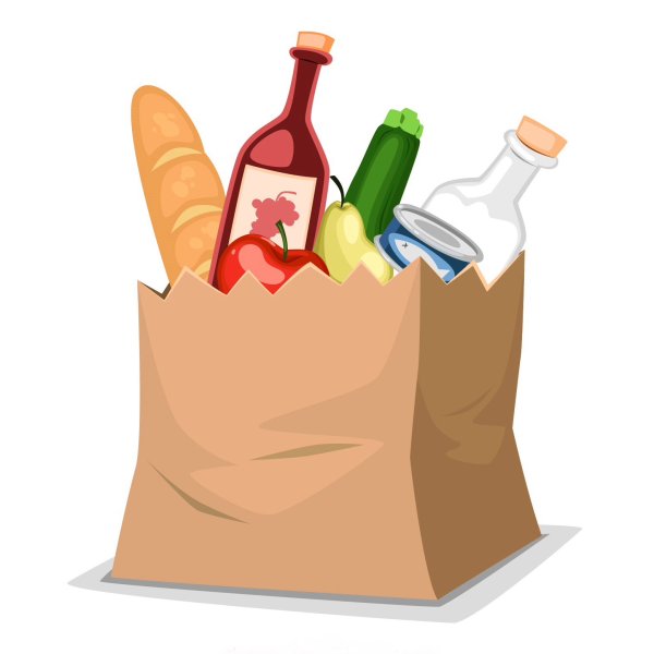 Пакет с продуктами