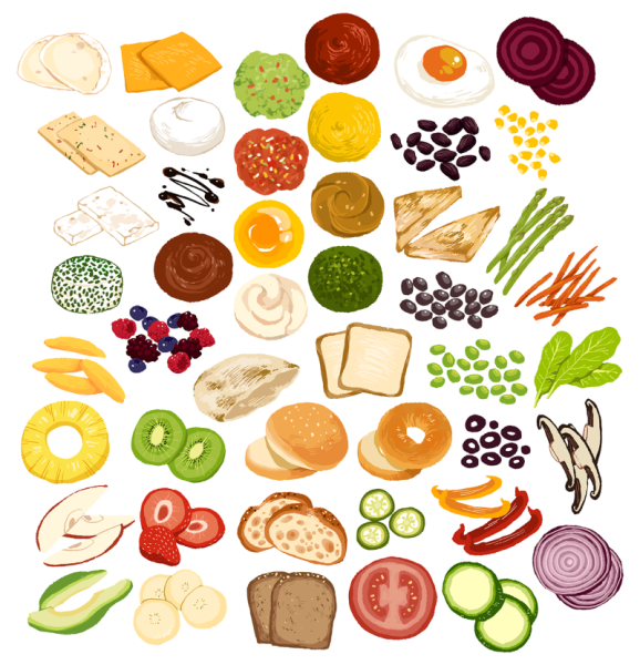 Ингредиенты для пиццы для детей