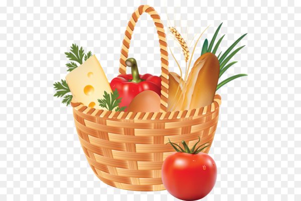 Корзина с продуктами для детей