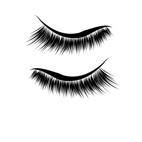 Ресницы без фона