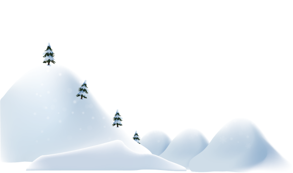 Сугроб мультяшный