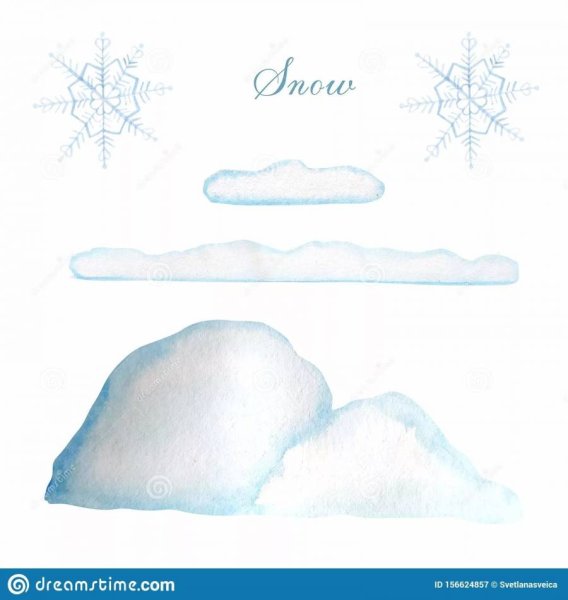 Рисование на сугробах