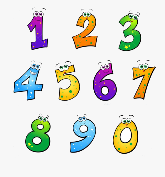 Цифры с глазками