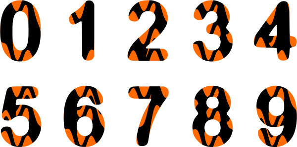 Полосатые цифры