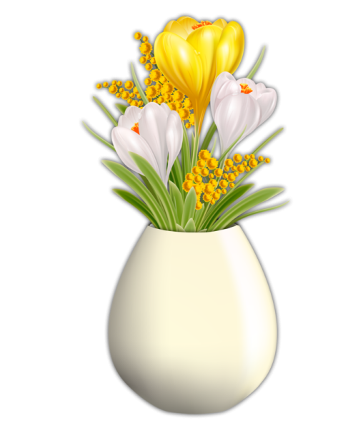 Ваза с цветочками