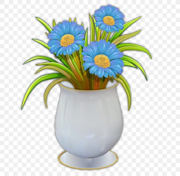 Цветы мультяшные