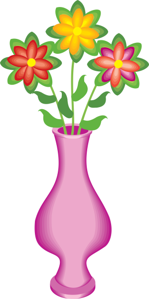 Ваза с цветами