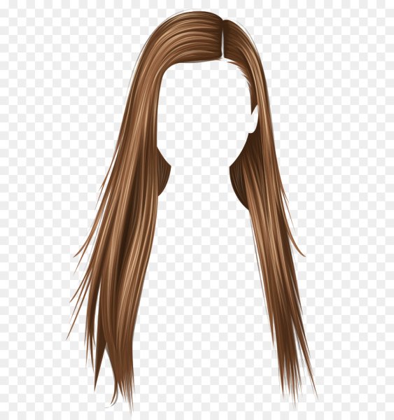 Парик на прозрачном фоне