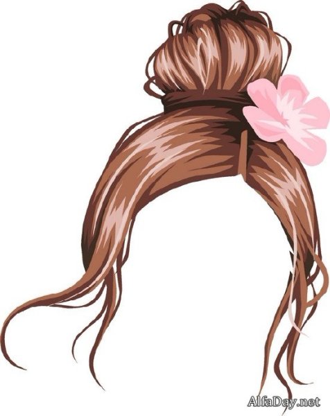 Прическа клипарт