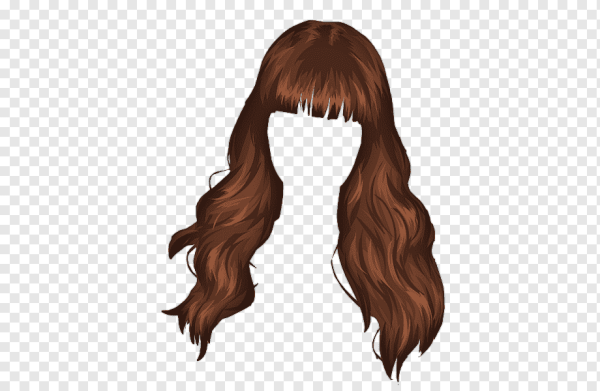 Длинные волосы без фона