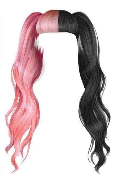 Розовые волосы для фотошопа