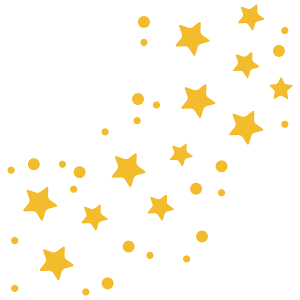 Звездочки на прозрачном фоне