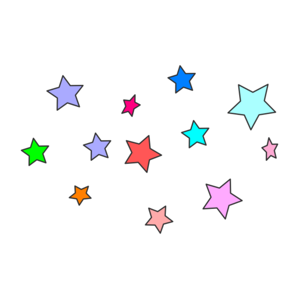 Разноцветные звездочки