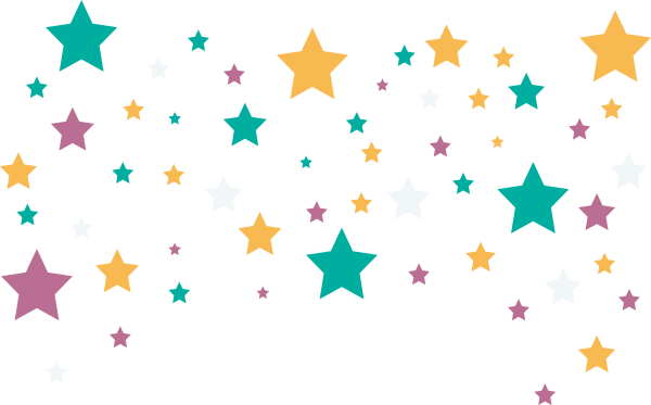 Звездочки цветные