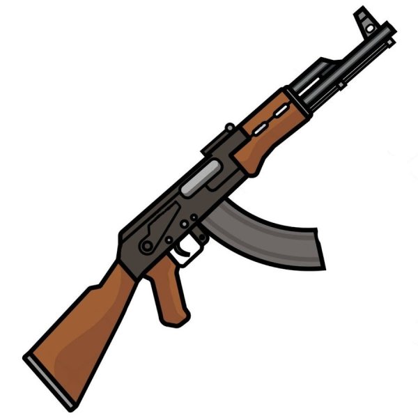 Автомат Калашникова рисунок