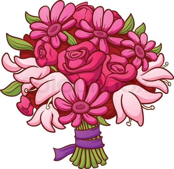 Букет рисунок для детей