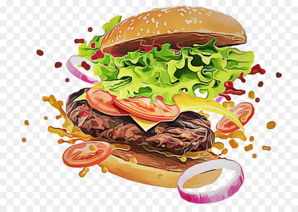 Векторный фаст фуд