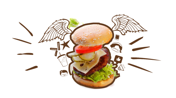 Нарисовать бургер