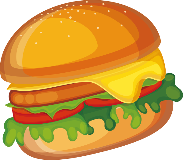 Мультяшные гамбургеры