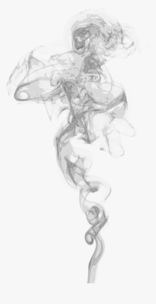 Дымок от сигареты без фона