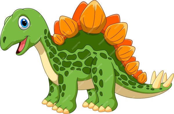 Динозаврик на белом фоне