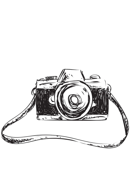 Фотоаппарат черно белый