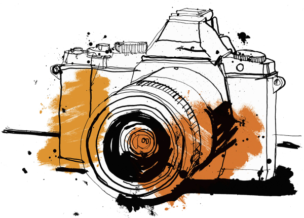 Фотоаппарат рисованный