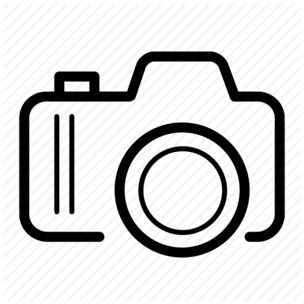 Значок фотоаппарата на белом фоне