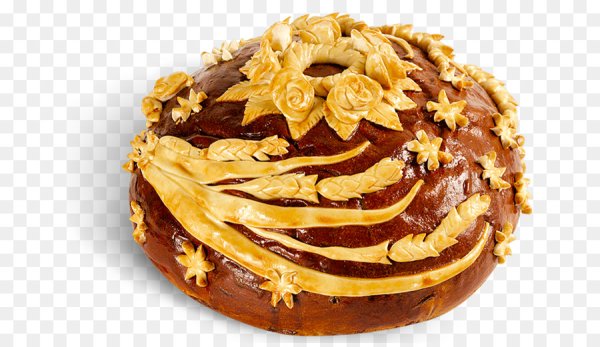 Каравай на белом фоне