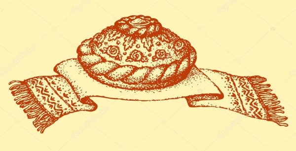 Хлеб на рушнике