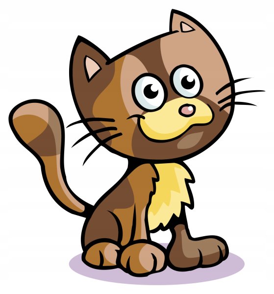 Котенок мультяшный