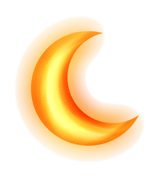 Месяц без фона