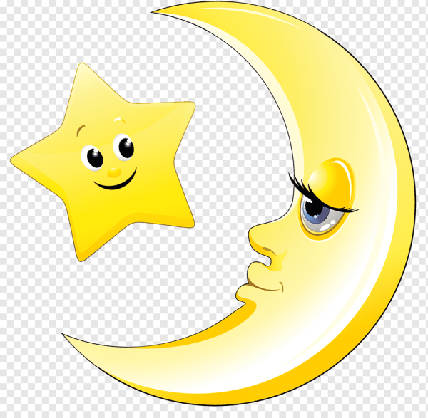 Луна рисунок для детей