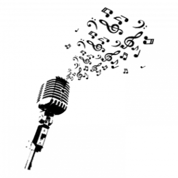Микрофон на прозрачном фоне