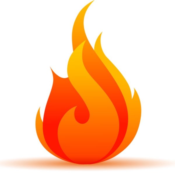 Огонь мультяшный