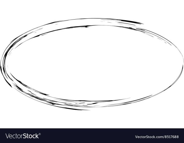 Овальная рамка