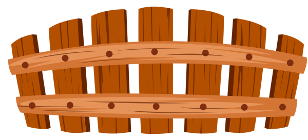 Забор нарисованный