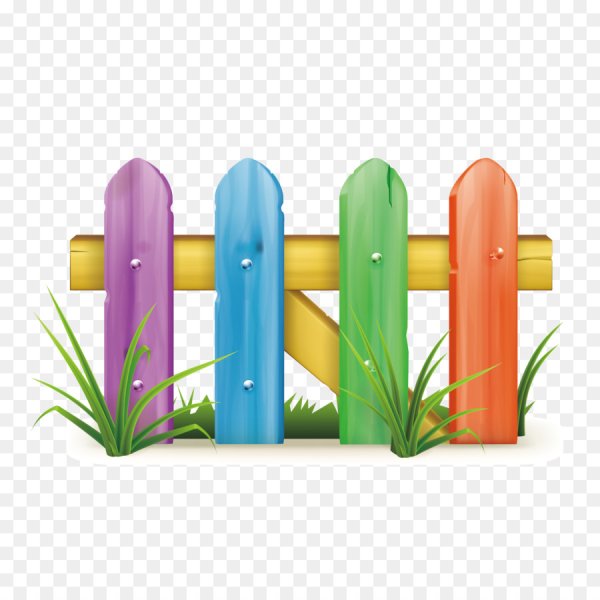 Забор мультяшный