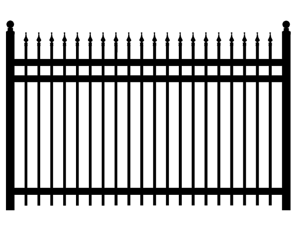 Забор металлический прозрачный