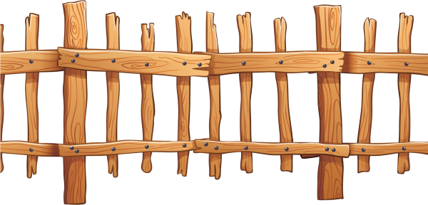 Старый забор рисунок