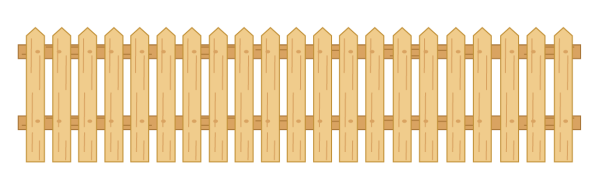Заборчик детский деревянный
