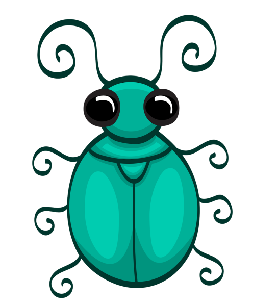 Жук мультяшный